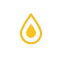 Oil drop on shield