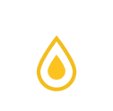 Oil drop with arrows