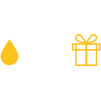 Oil drop arrow right present